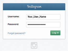 instagram log in